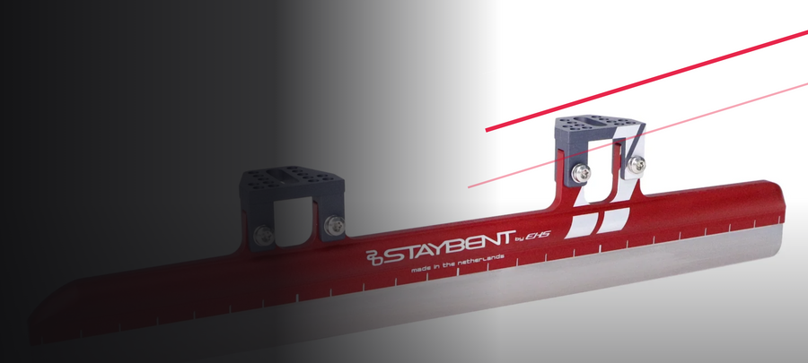 StayBent short track blades packed and protected for competition travel