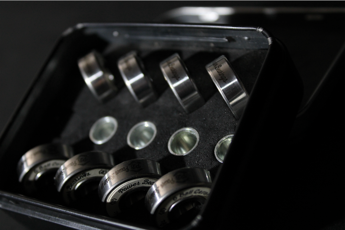 Power Bearings 6-Ball Ceramic inline skate bearings