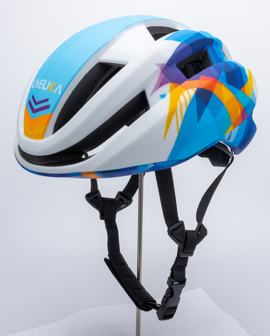 LiveLica ventilated skate helmet for inline speed skating with rear dial fit and EN1078 certification