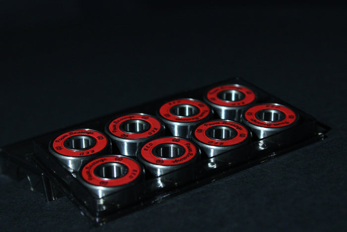 Power Bearings Red speed skating bearings
