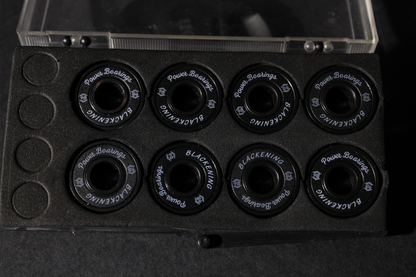 Power Bearings Blackening bearings, close up