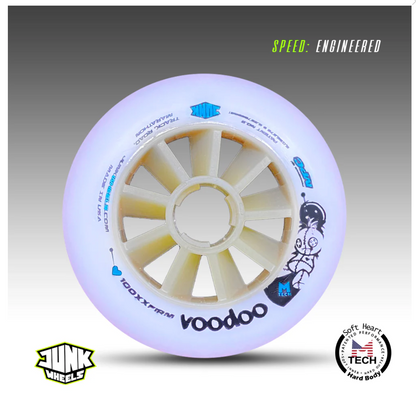 JUNK Voodoo XXFirm inline skate wheels, detail